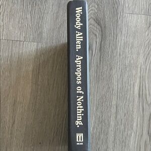 Woody Allen Hardcover Book Apropos of nothing